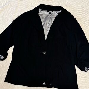 Torrid Black Single-Button Blazer